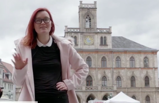 Die Comiczeichnerin Olivia Vieweg